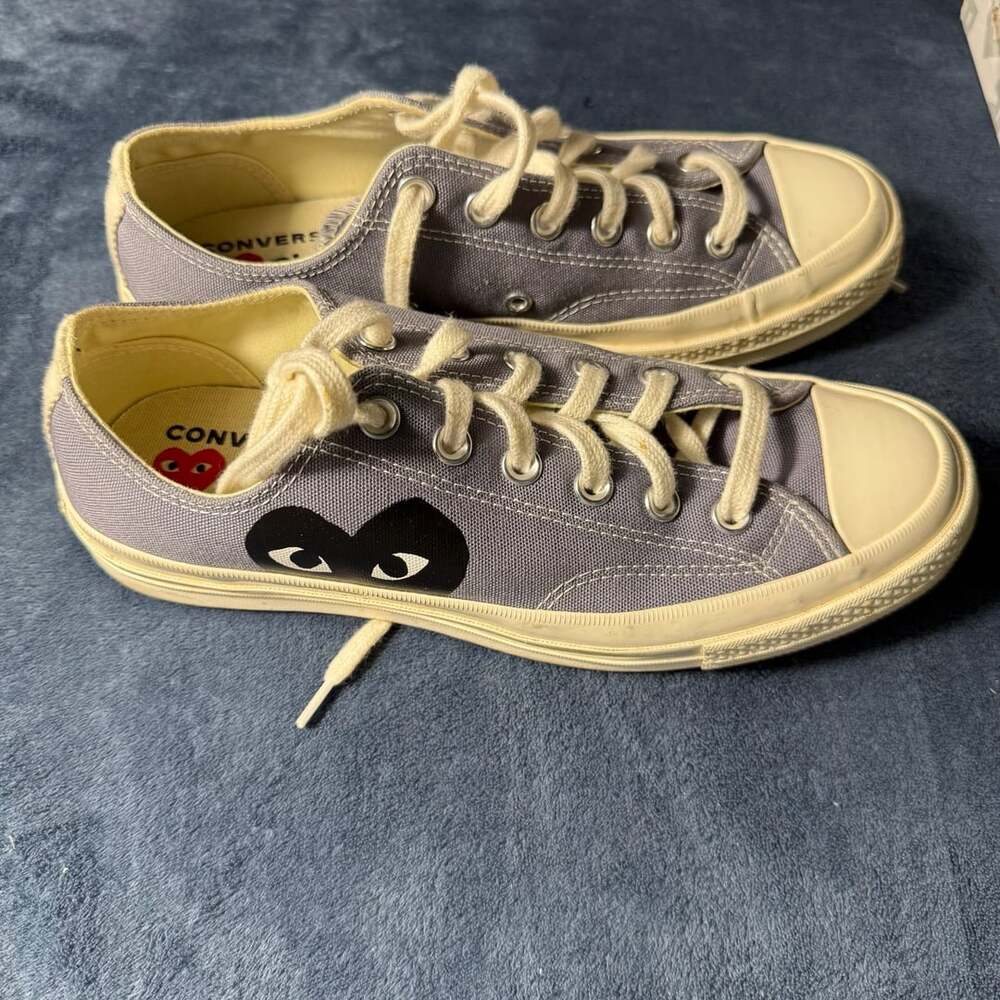 Comme des Garçons PLAY x Converse Chuck Taylor Low-Top Canvas Sneakers